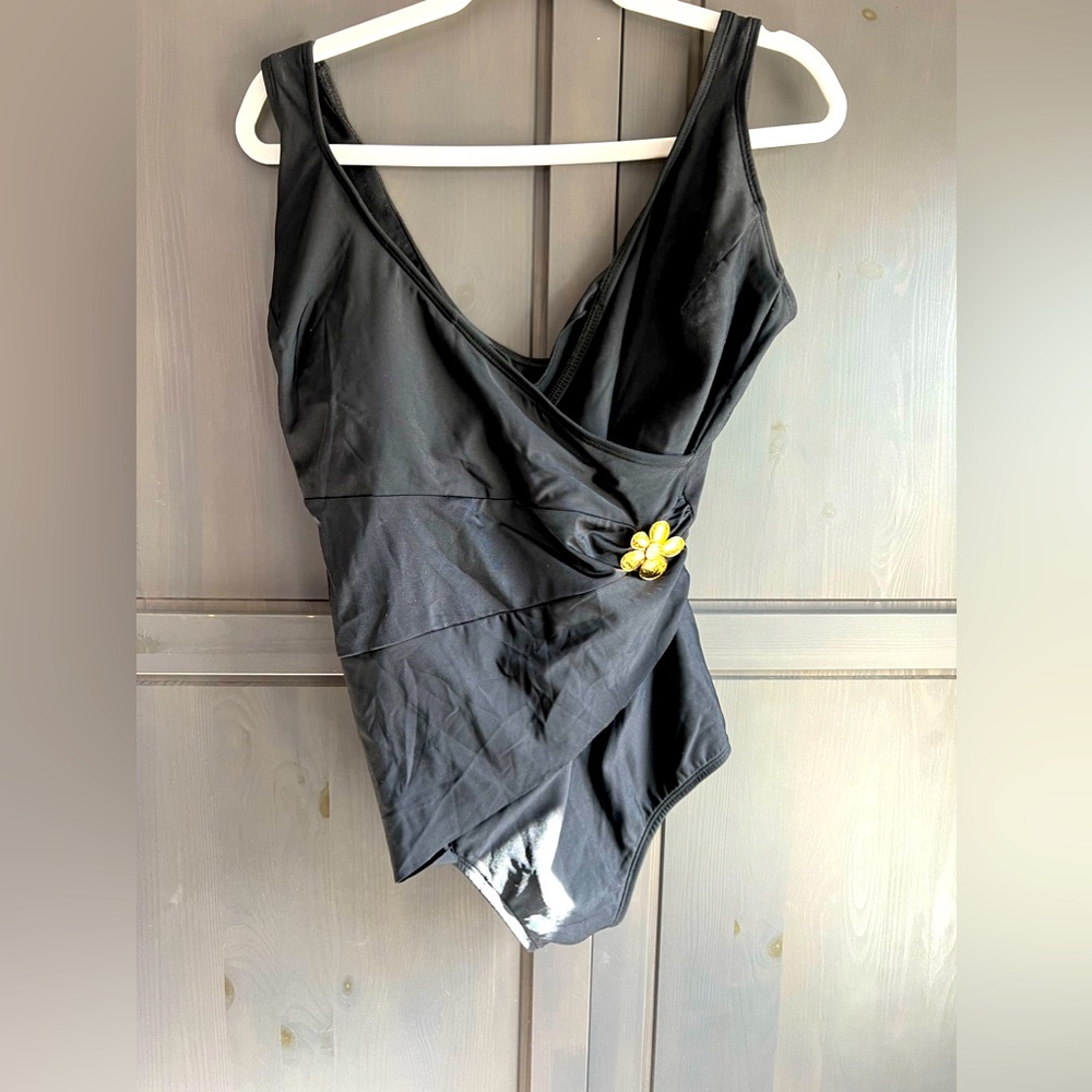Black Bathing Suit Size 20 One Piece
